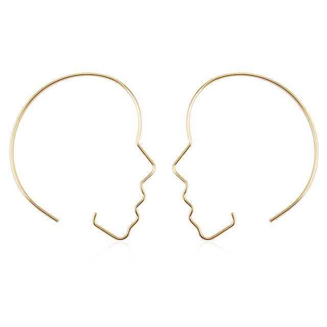 Human Face Earrings For Women