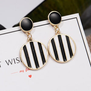 Black And White Earrings For Women