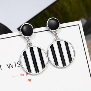 Black And White Earrings For Women