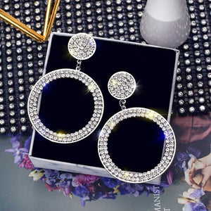 Shining Circle Earrings For Women