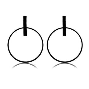 Circle Dangle Earrings For Women