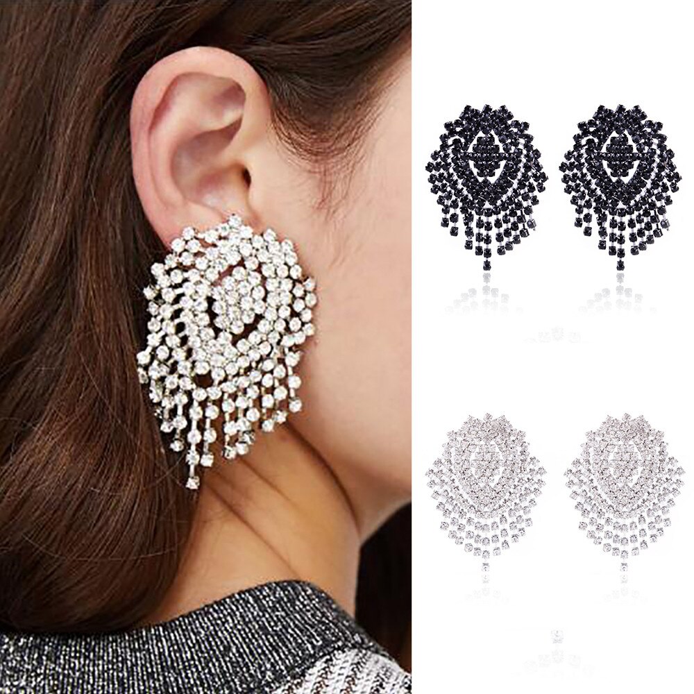 Elegant Shiny Dangle Earrings For Women