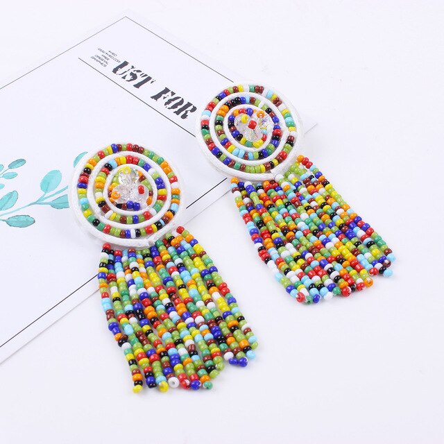 Boho Style Tassel Earrings For Women
