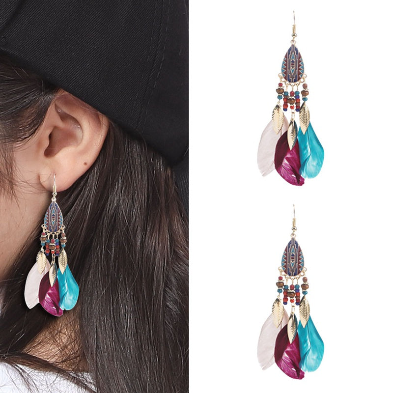 Retro-Ethnic Earrings For Women