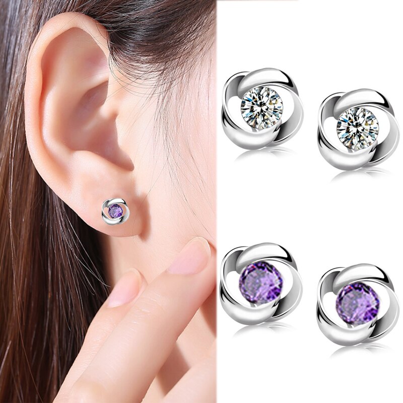 Korean Christmas Crystal Earring For Women